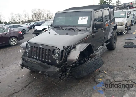 2016 Jeep Wrangler Unlimited Sport из США, поврежденный, VIN 1C4BJWDGXGL297013